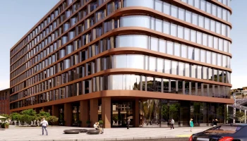 Началось строительство наземного уровня делового центра в районе Хамовники