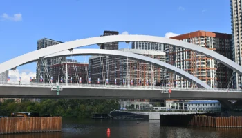 Более 8 тыс. тонн стали использовали при возведении моста Академика Королёва