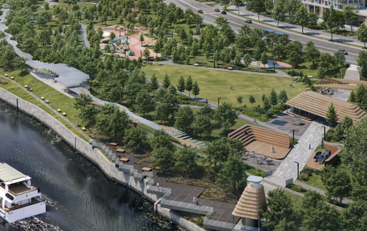 Новая набережная и парк появятся в рамках развития прибрежных территорий столицы