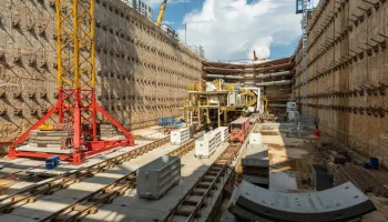Началось устройство монолитных конструкций станции метро «Липовая Роща»