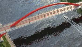 Второй пешеходный мост строится в Мнёвниковской пойме – мэр