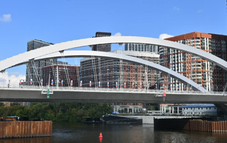 Более 8 тыс. тонн стали использовали при возведении моста Академика Королёва