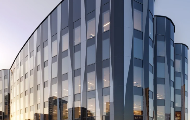 Бизнес-центр в виде развевающихся парусов построят на Озёрной улице