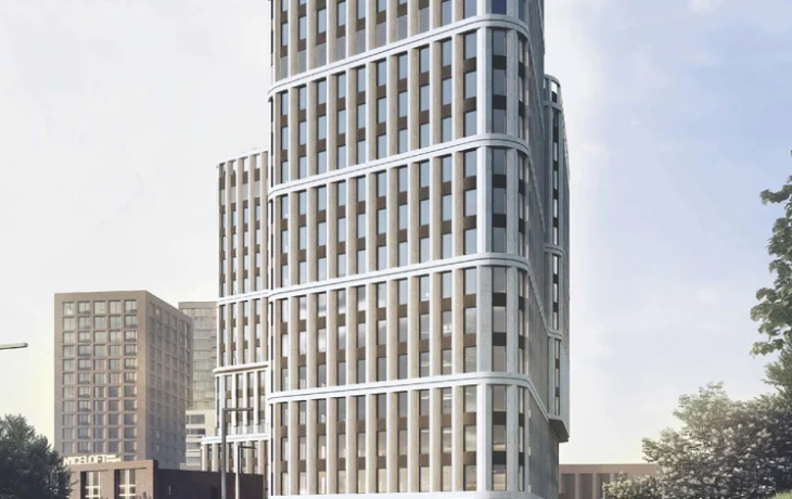 Бизнес-центр с консольными выступами появится в районе Нижегородский