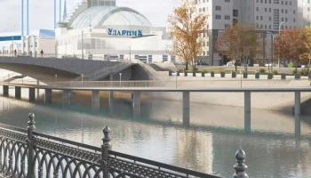 Сергей Собянин: стартовало возведение пешеходного моста на Болотной набережной