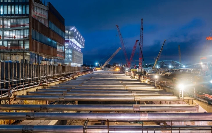 Владимир Ефимов: основные конструкции будущей станции метро &laquo;Рублево-Архангельское&raquo; готовы почти на 70 процентов