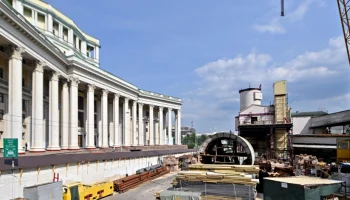 Началось сооружение пятого шахтного ствола на станции «Достоевская» Кольцевой линии метро