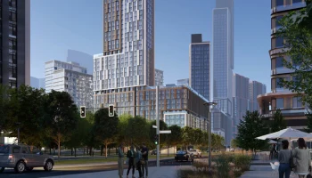 Жилой комплекс с витражными фасадами и парком появится в Раменках