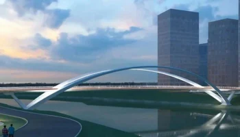 Стартовало устройство буронабивных свай для опор пешеходного моста между Мнёвниковской поймой и Крылатским